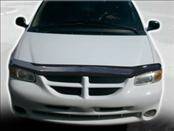Dodge Caravan AVS Bugflector II Hood Shield - Smoke - 25246