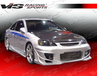 VIS Racing - Honda Civic 2DR VIS Racing Ballistix Full Body Kit - 01HDCVC2DBX-099 - Image 3
