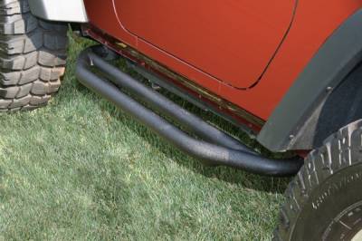 Rugged Ridge RRC - Side Armor - Textured Black - Pair - 11504-2