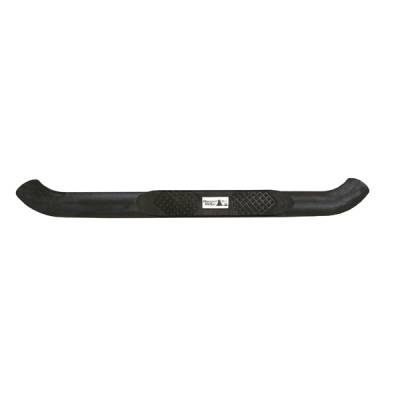 Outland Side Tube Step - 3 inch - Round - Textured Black - 11591-05