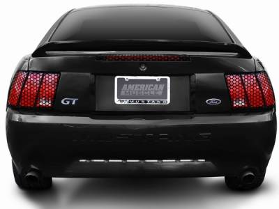 AM Custom - Ford Mustang Black Honeycomb Taillight Trim - 26062 - Image 2