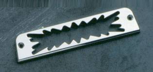 All Sales Third Brake Light Cover - Blast Design - Brushed - 31001