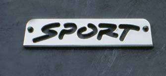 All Sales Third Brake Light Cover - Sport Design - Brushed - 31003