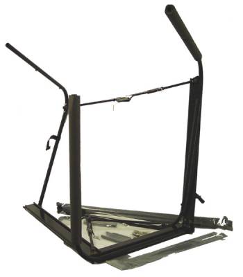 Rugged Ridge Replacement Soft Top Hardware - Including Tonneau Tailgate Bar & Side Spreader Bars & All Hardware - 13510-01