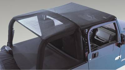 Rugged Ridge Mesh Roll Bar Top - Requires A Separate Windshield Channel For Installation - 13577-01