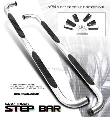 Chevrolet CK Truck Option Racing Side Step Bar - 30-15105