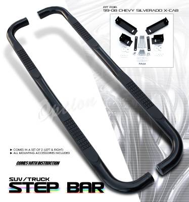 GMC Sierra Option Racing Side Step Bar - 30-15107