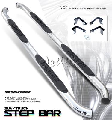 Ford F150 Option Racing Side Step Bar - 30-18138