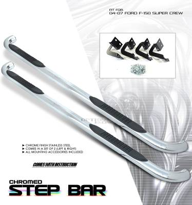 Ford F150 Option Racing Side Step Bar - 30-18140