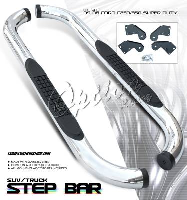 Ford F450 Option Racing Side Step Bar - 30-18148