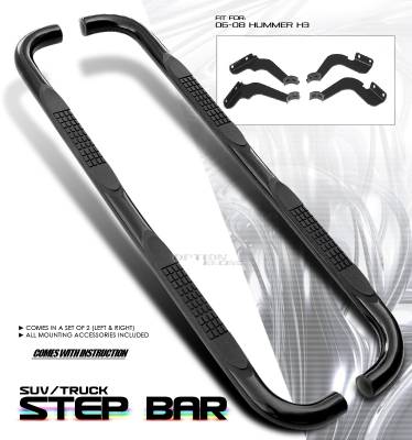 Hummer H3 Option Racing Side Step Bar - 30-21161