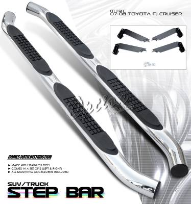 Toyota FJ Cruiser Option Racing Side Step Bar - 30-44179