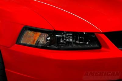 AM Custom - Ford Mustang Smoked OE Headlights - 42010 - Image 3