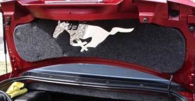 Ford Mustang MDM Mirror Pony Trunk Lid Mat - 46103