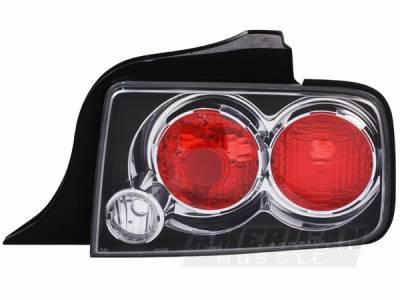Ford Mustang Black Altezza Taillights - 49003