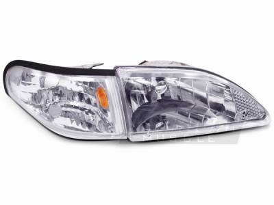 Ford Mustang Chrome Headlights - 49049