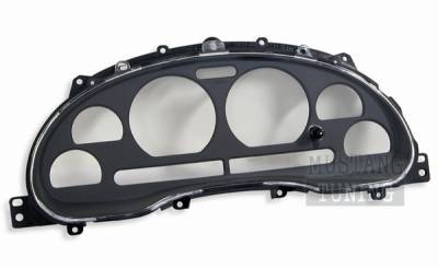 Ford Mustang Black Instrument Bezel & Clear Lens - 50016