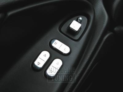 Ford Mustang Polished Billet Window Switch Kit - 54006