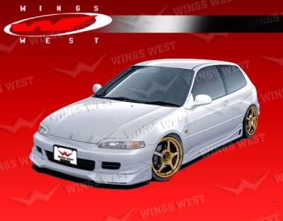 Honda Civic HB VIS Racing JPC Type B Full Body Kit - Polyurethane - 92HDCVCHBJPCB-099P