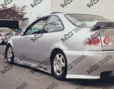 VIS Racing - Honda Civic 2DR VIS Racing Z1 boxer Full Body Kit - 96HDCVC2DZ1-099 - Image 3
