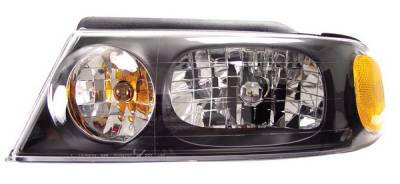 Lincoln Navigator Anzo Headlights - Crystal & Black - 111046