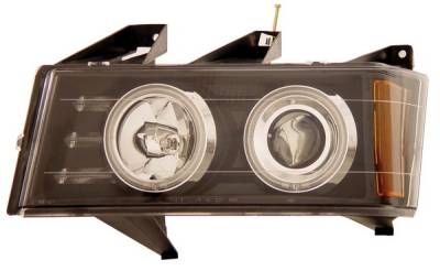 Chevrolet Colorado Anzo Projector Headlights - Black & Clear - 111079