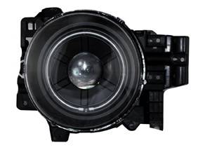 Toyota FJ Cruiser Anzo Projector Headlights - Black & Clear with Halos - 111116