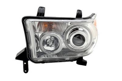 Toyota Sequoia Anzo Projector Headlights - Chrome with Halos - CCFL - 111130