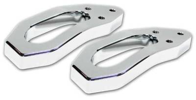 Pro-One Smooth Chrome Billet Tow Hooks - F00002SC