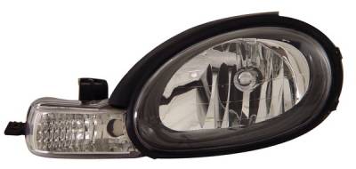 Dodge Neon Anzo Headlights - Crystal & Black - 121028