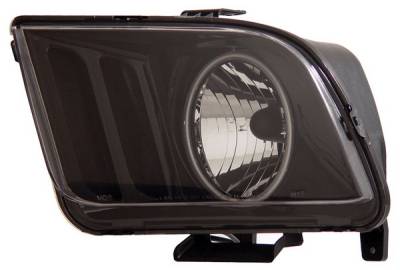 Ford Mustang Anzo Headlights - Black with Halo CCFL - 121033