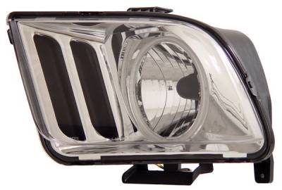 Ford Mustang Anzo Headlights - Chrome with Halo CCFL - 121034