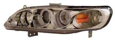 Honda Accord Anzo Projector Headlights - with Halo Chrome - 121054