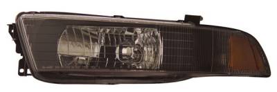 Mitsubishi Galant Anzo Headlights - Crystal & Chrome - 121100
