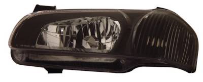 Nissan Maxima Anzo Headlights - Crystal & Black - 121110