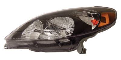 Toyota Matrix Anzo Headlights - Crystal & Black - 121133