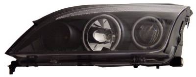 Ford Focus Anzo Projector Headlights - Black & Clear with Halos - 121198