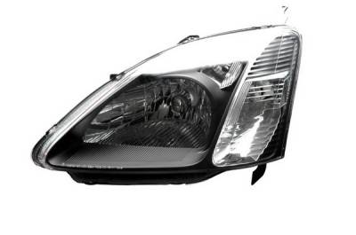 Honda Civic HB Anzo Headlights - Crystal & Black - 121238
