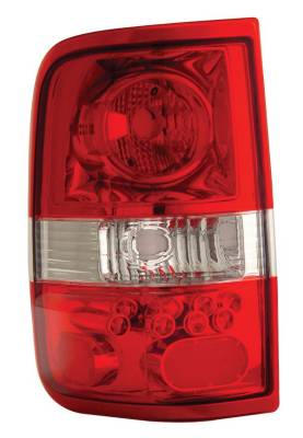 Ford F150 Anzo LED Taillights - Red & Clear - 211058