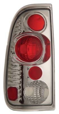 Ford Superduty Anzo Taillights - Version 2 - Chrome - 211063
