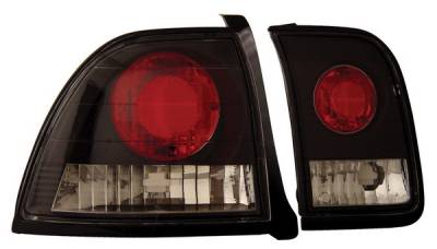 Honda Accord Anzo Taillights - Black - 221039