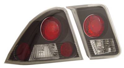 Honda Civic 4DR Anzo Taillights - Black - 221048