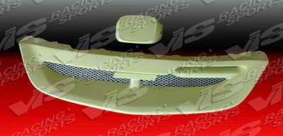 VIS Racing - Honda Civic HB VIS Racing Techno R Front Grille - Fiberglass - 04HDCVCHBTNR-015 - Image 2