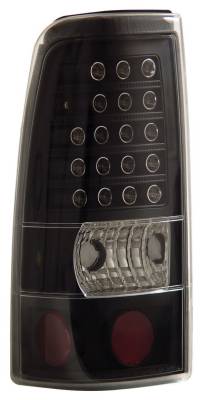 GMC Sierra Anzo LED Taillights - Black - 311012