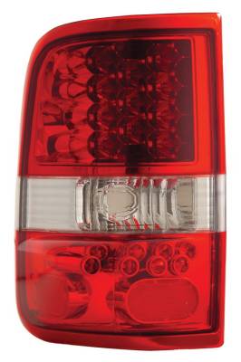 Ford F150 Anzo LED Taillights - Red & Clear - 311022