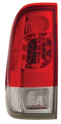 Ford Superduty Anzo LED Taillights - Red & Clear - 311025