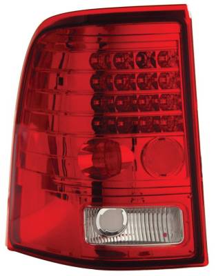 Ford Explorer Anzo LED Taillights - Red & Clear - 311074