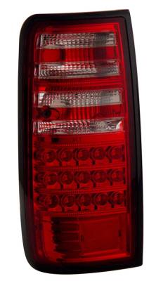 Toyota Land Cruiser Anzo LED Taillights - Red & Clear - 311095