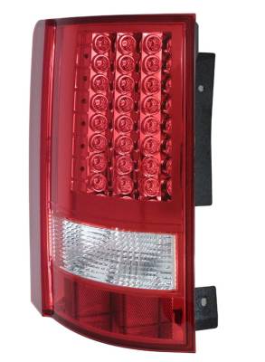 Dodge Grand Caravan Anzo LED Taillights - Red & Clear - 311131