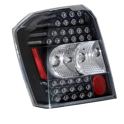 Dodge Caliber Anzo LED Taillights - Black - 321136